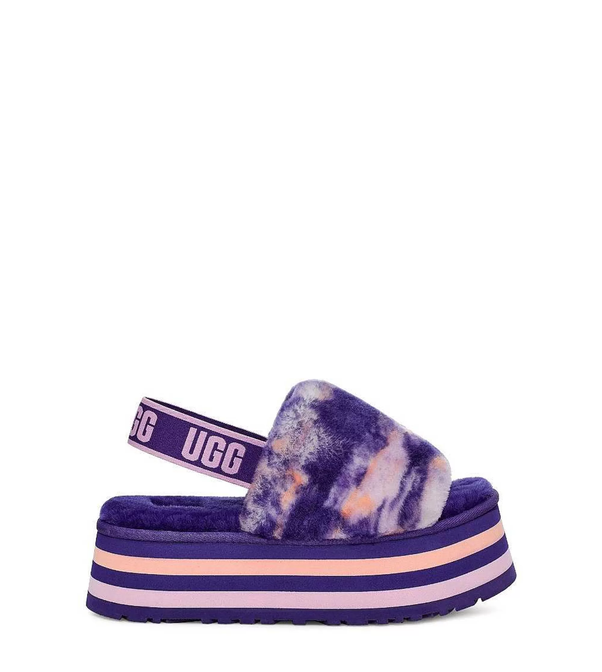 Dames UGG Slippers | Disco-knikkerglijbaan, Violette Nacht