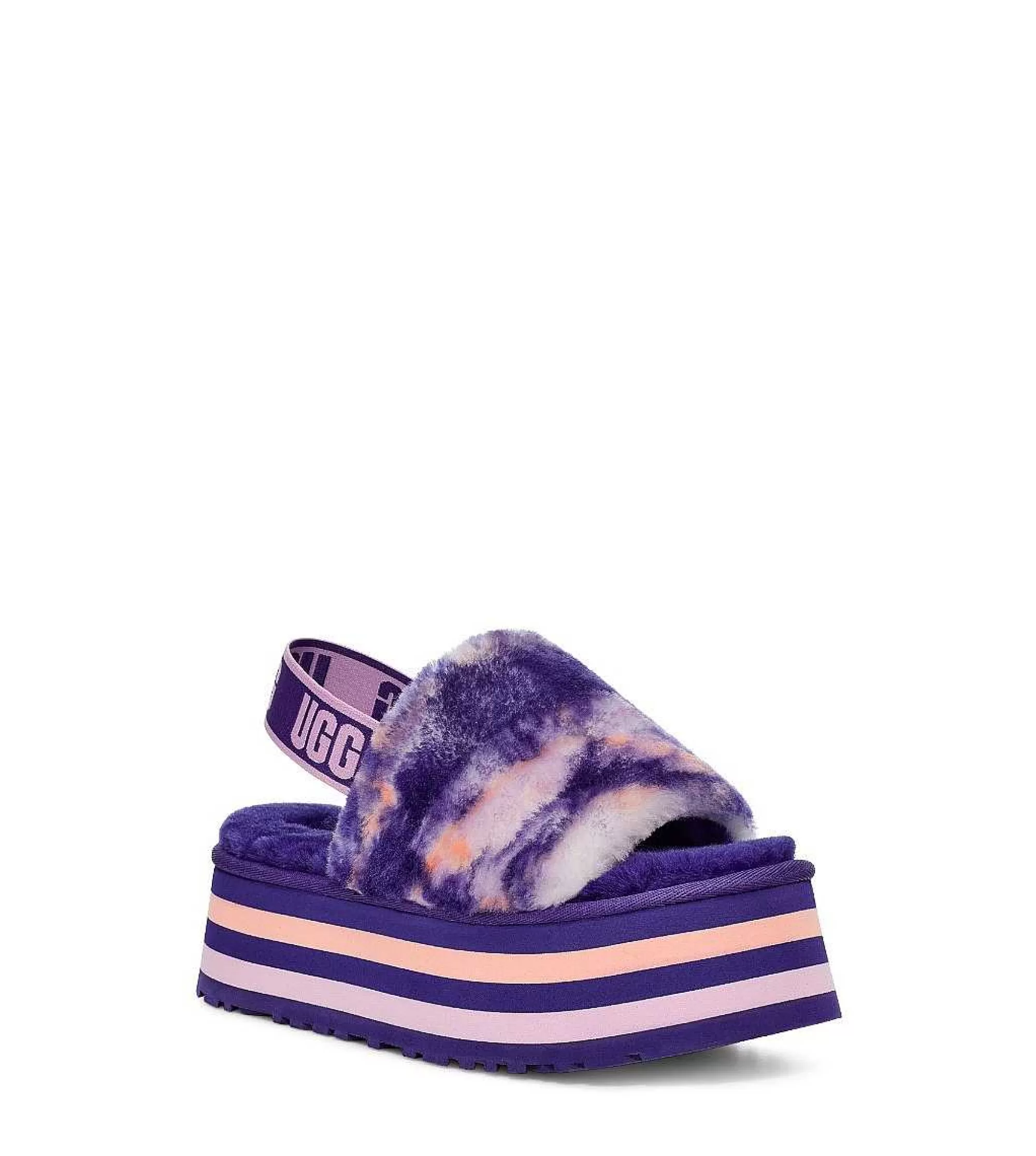 Dames UGG Slippers | Disco-knikkerglijbaan, Violette Nacht