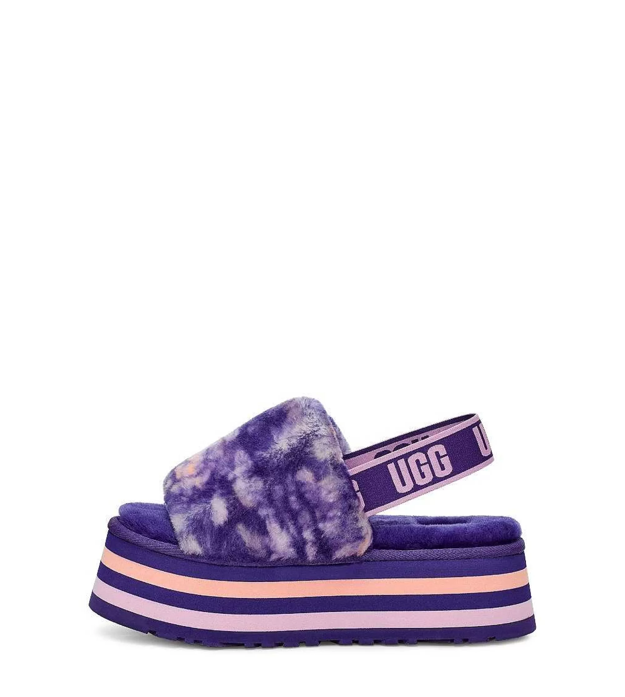 Dames UGG Slippers | Disco-knikkerglijbaan, Violette Nacht