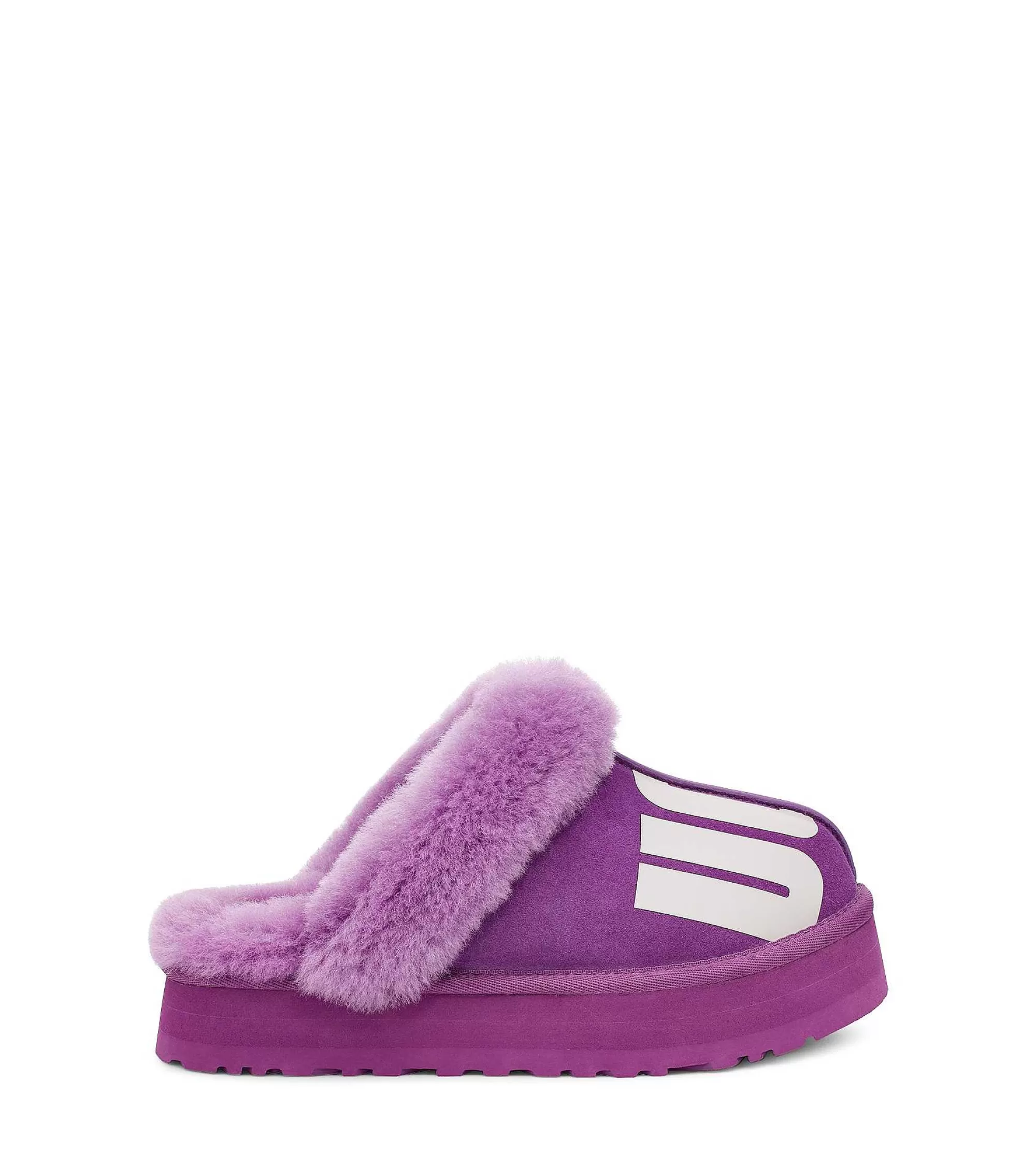 Dames UGG Slippers | Disquette Gehakt Paarse lucht