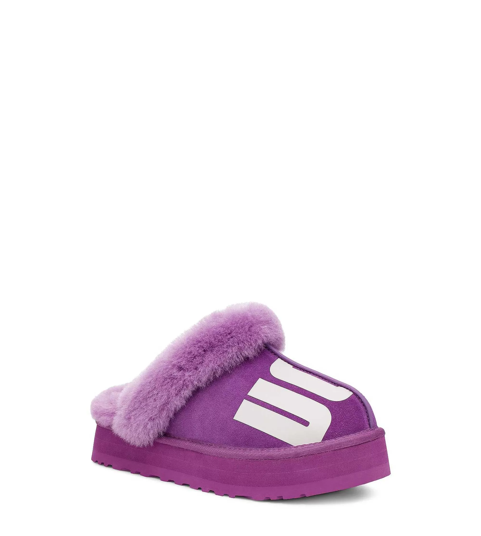 Dames UGG Slippers | Disquette Gehakt Zwart