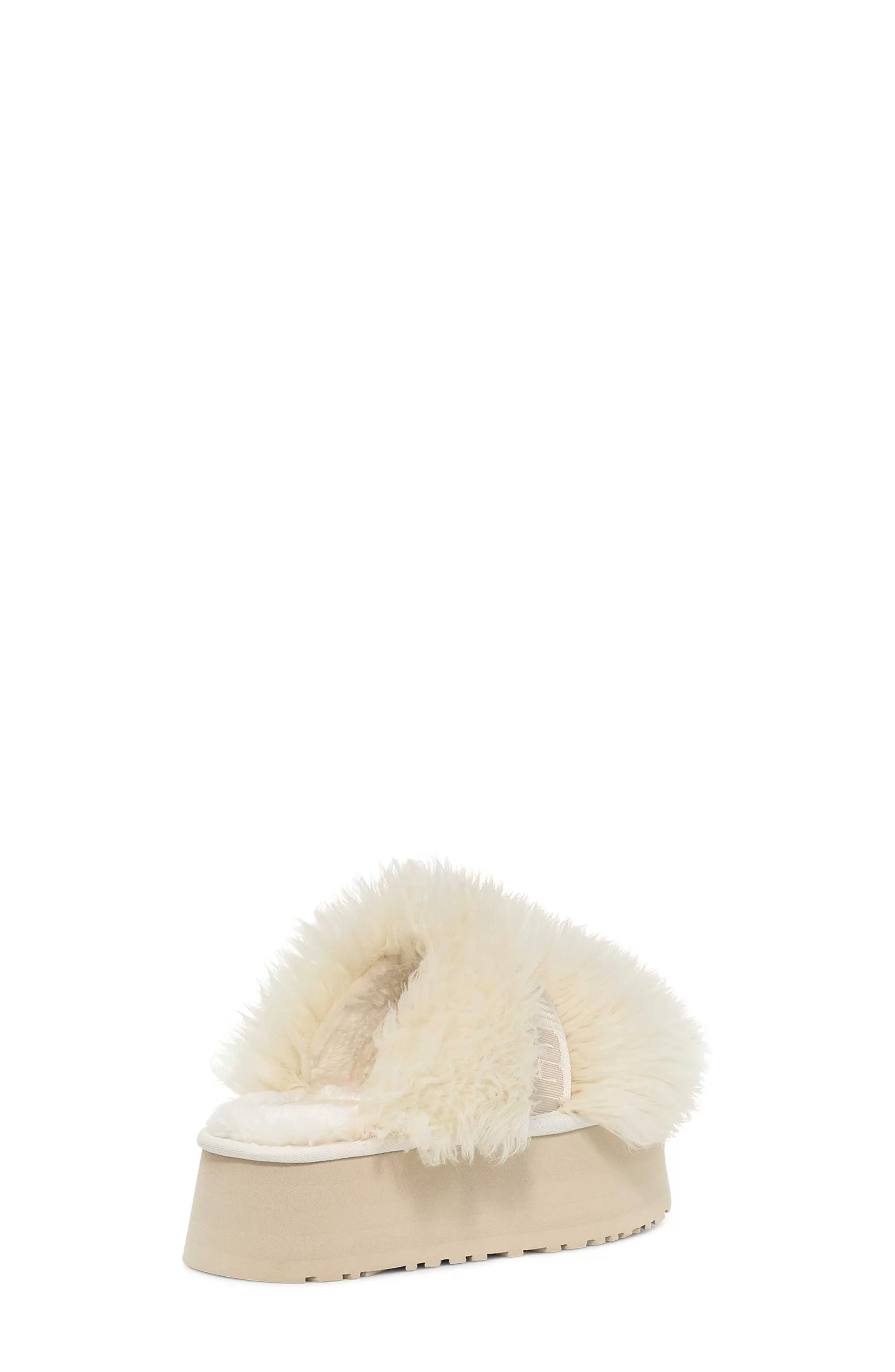 Dames UGG Slippers | Duurzame Fluff Momma-glijbaan, Wit