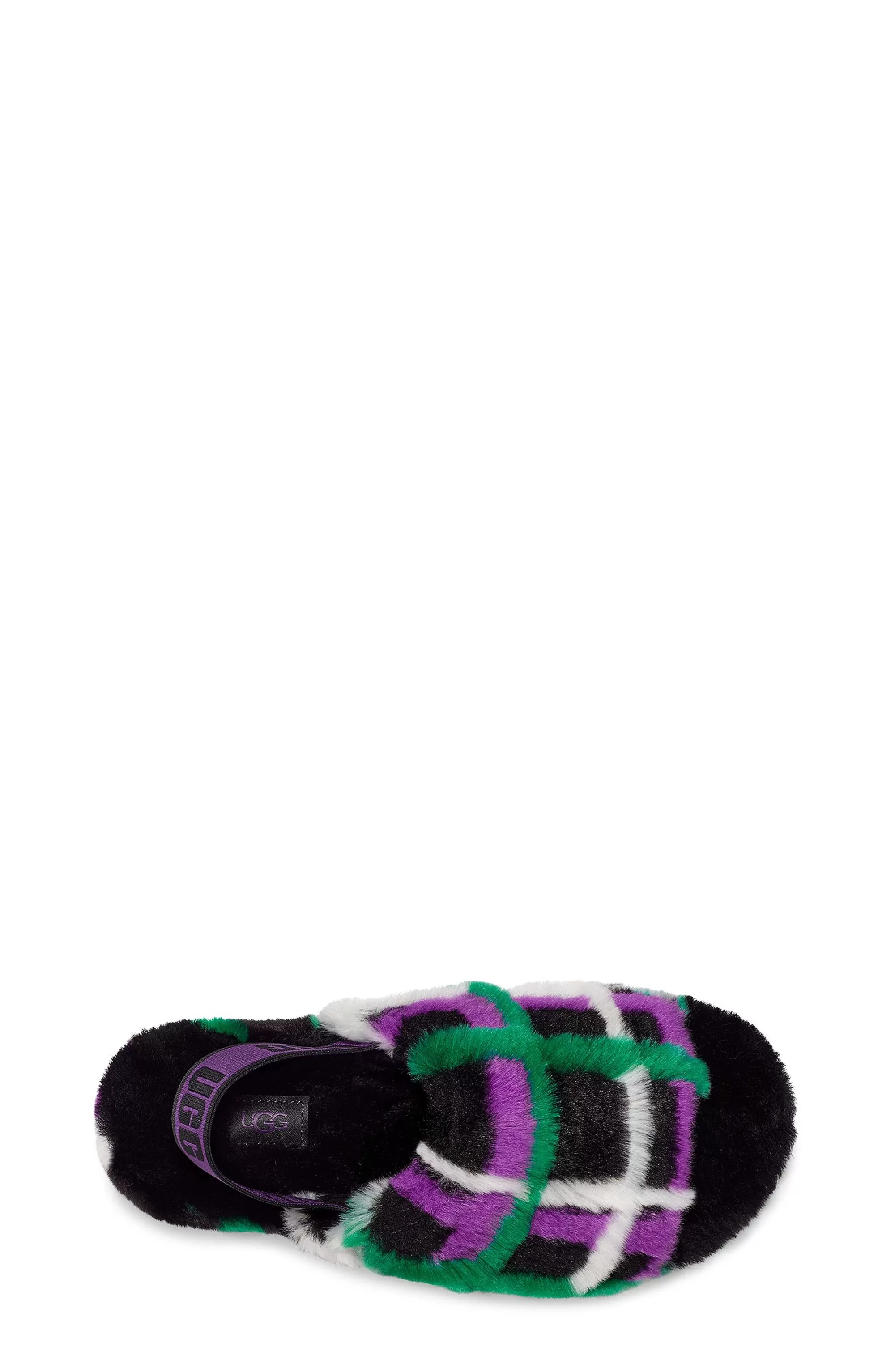 Dames UGG Slippers | Fluff Yeah Slide Plaid Punk, Mosselschelp