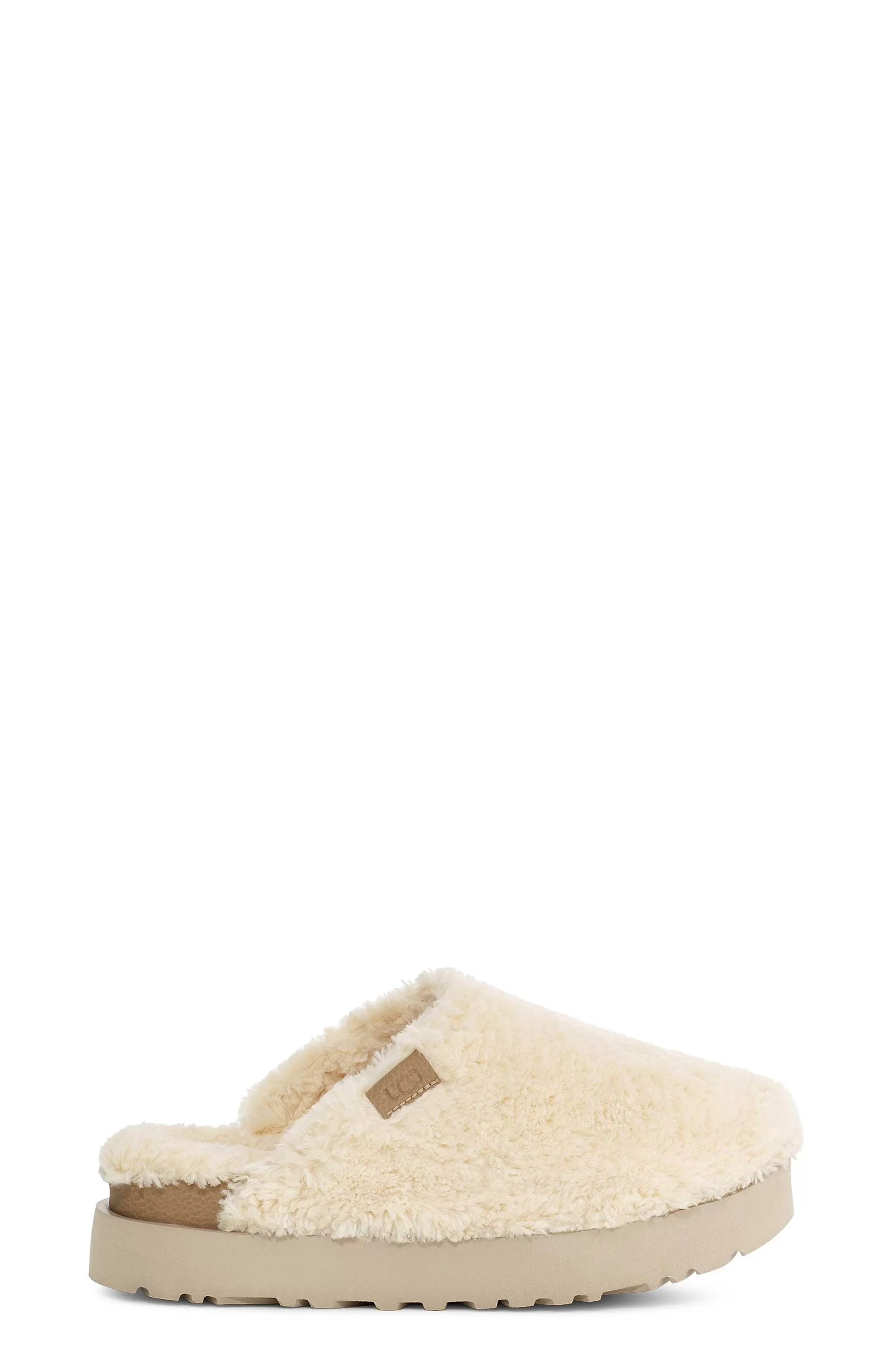 Dames UGG Slippers | Fuzz Sugar Slide, Zwart