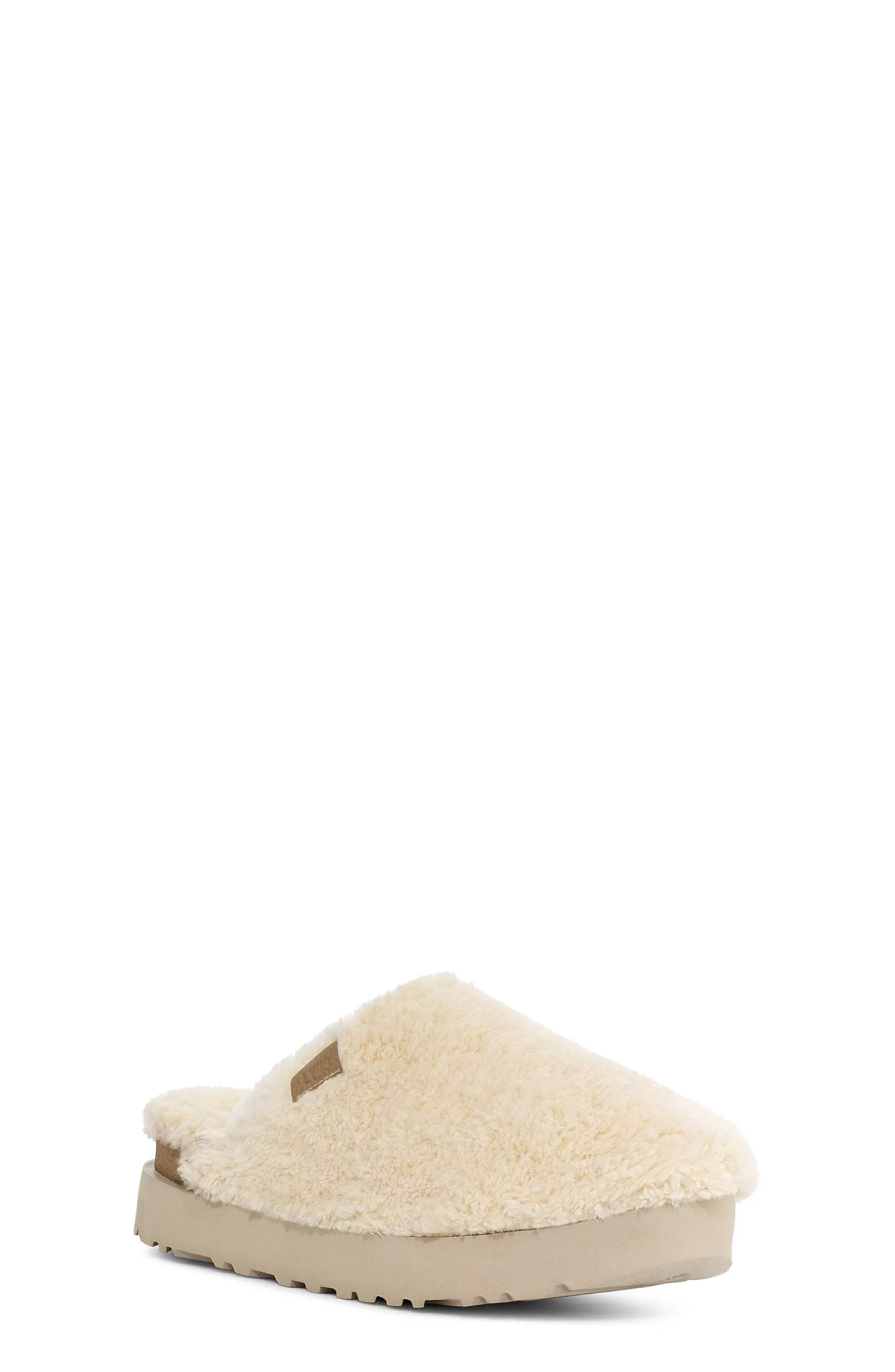 Dames UGG Slippers | Fuzz Sugar Slide, Zwart