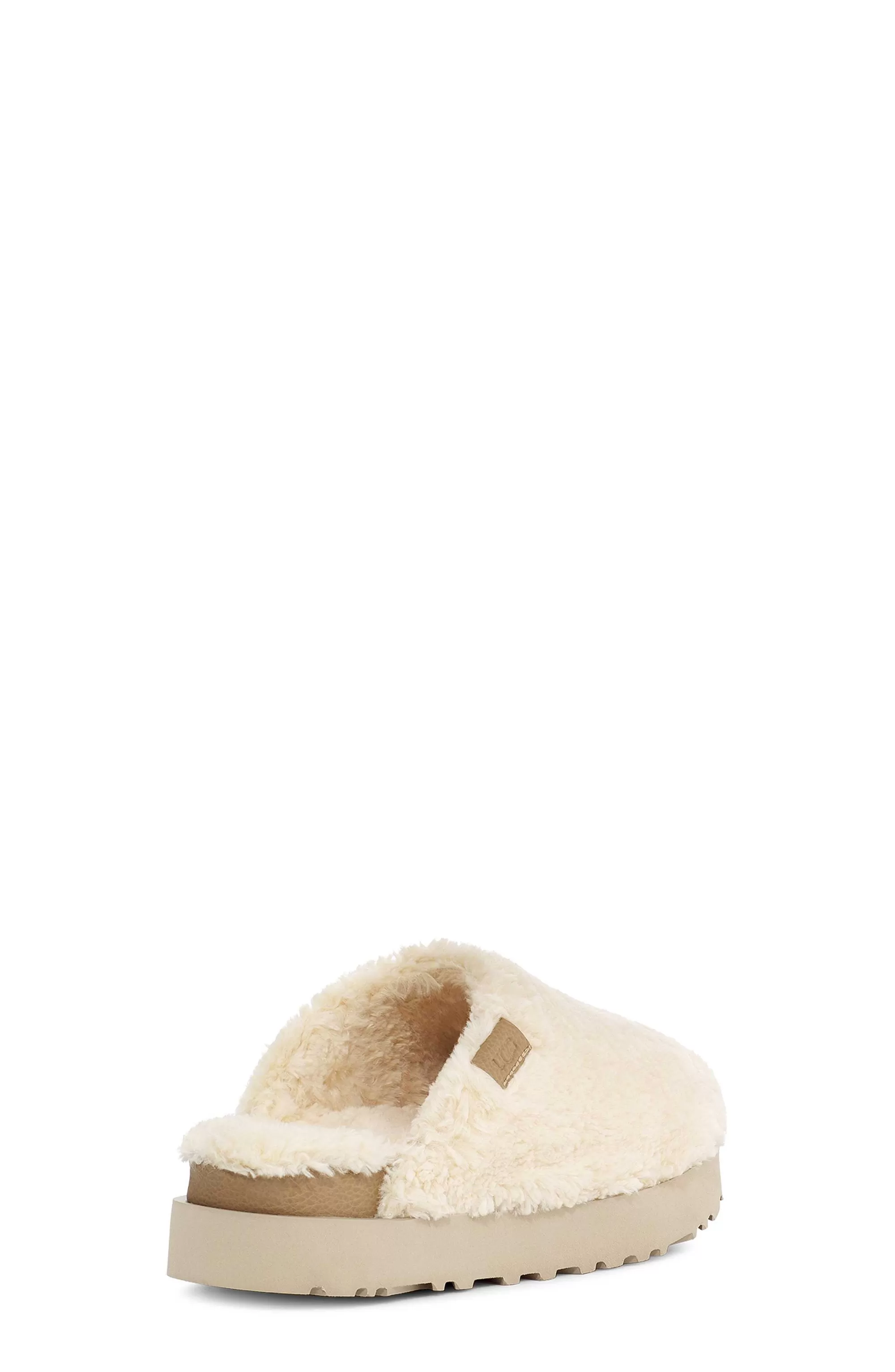 Dames UGG Slippers | Fuzz Sugar Slide, Zwart