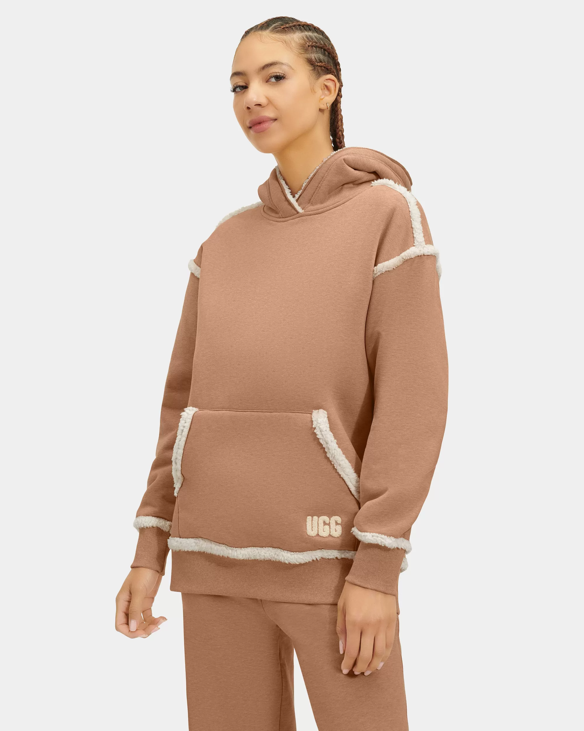 Dames UGG RTW Collection | Joanne gebonden fleece hoodie, Hcml