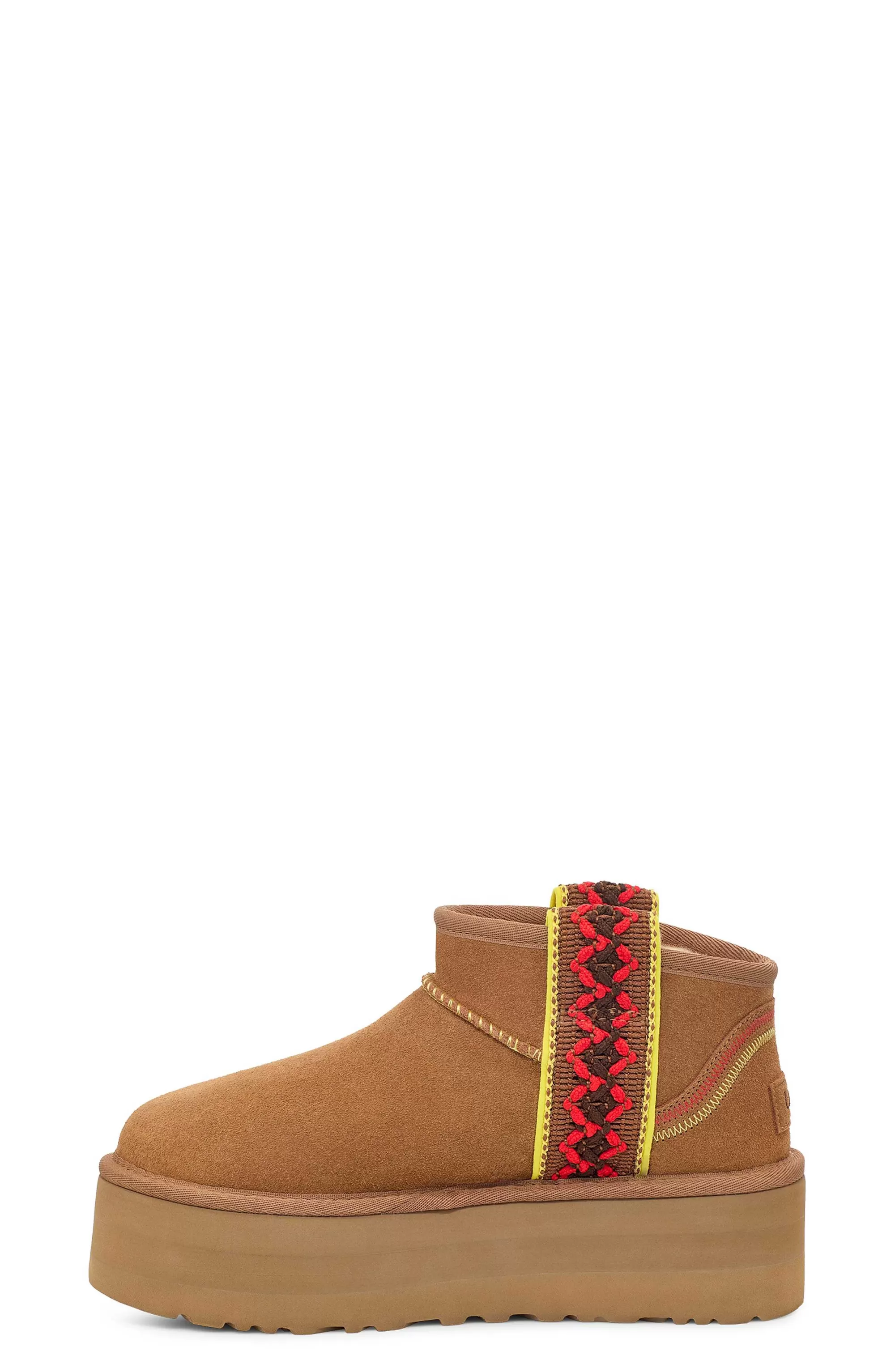 Dames UGG Klassieke laarzen | Klassieke Ultra Mini Braid Pla Kastanje