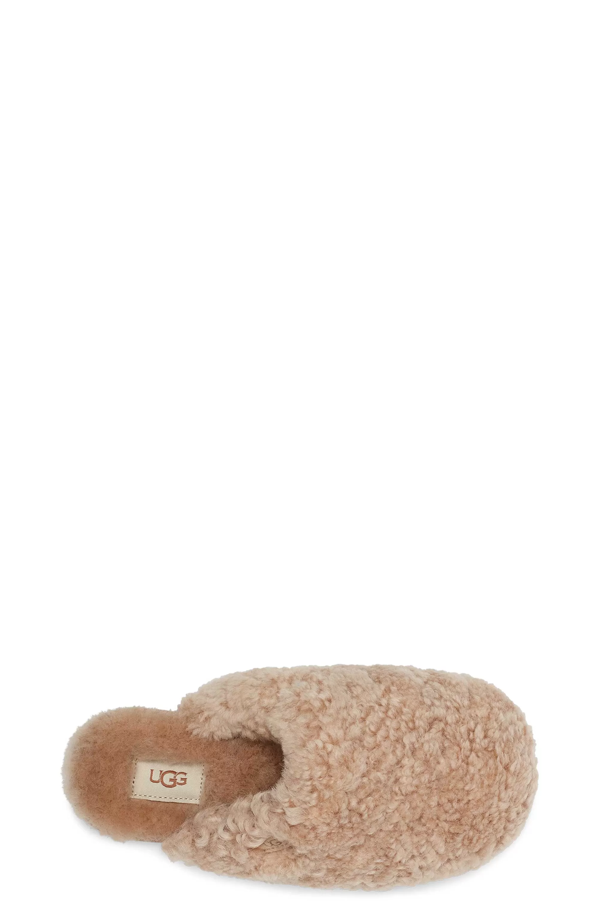 Dames UGG Slippers | Maxi krullende muilezel, Zand