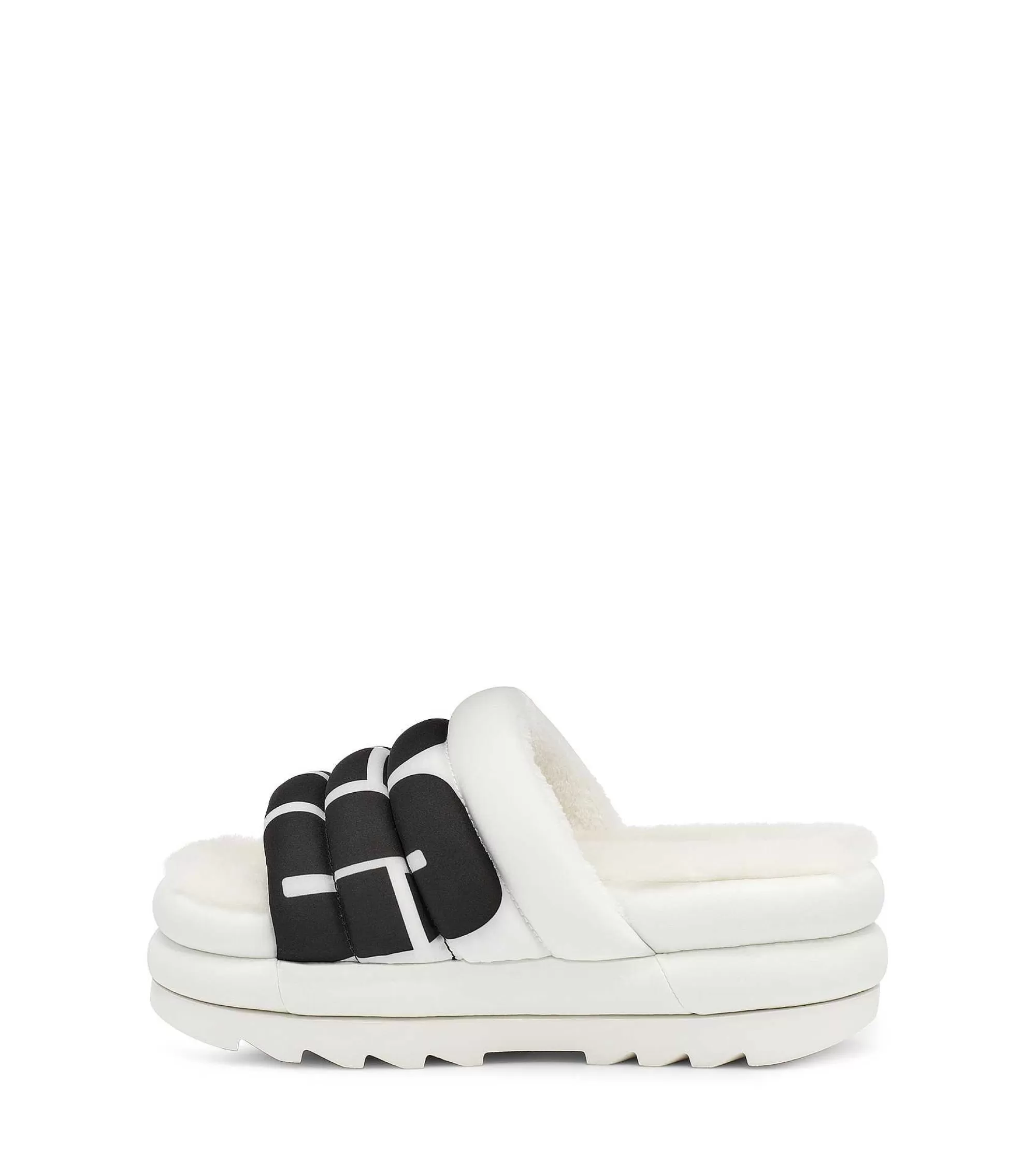 Dames UGG Sandalen en slippers | Maxi Slide-logo Zwart