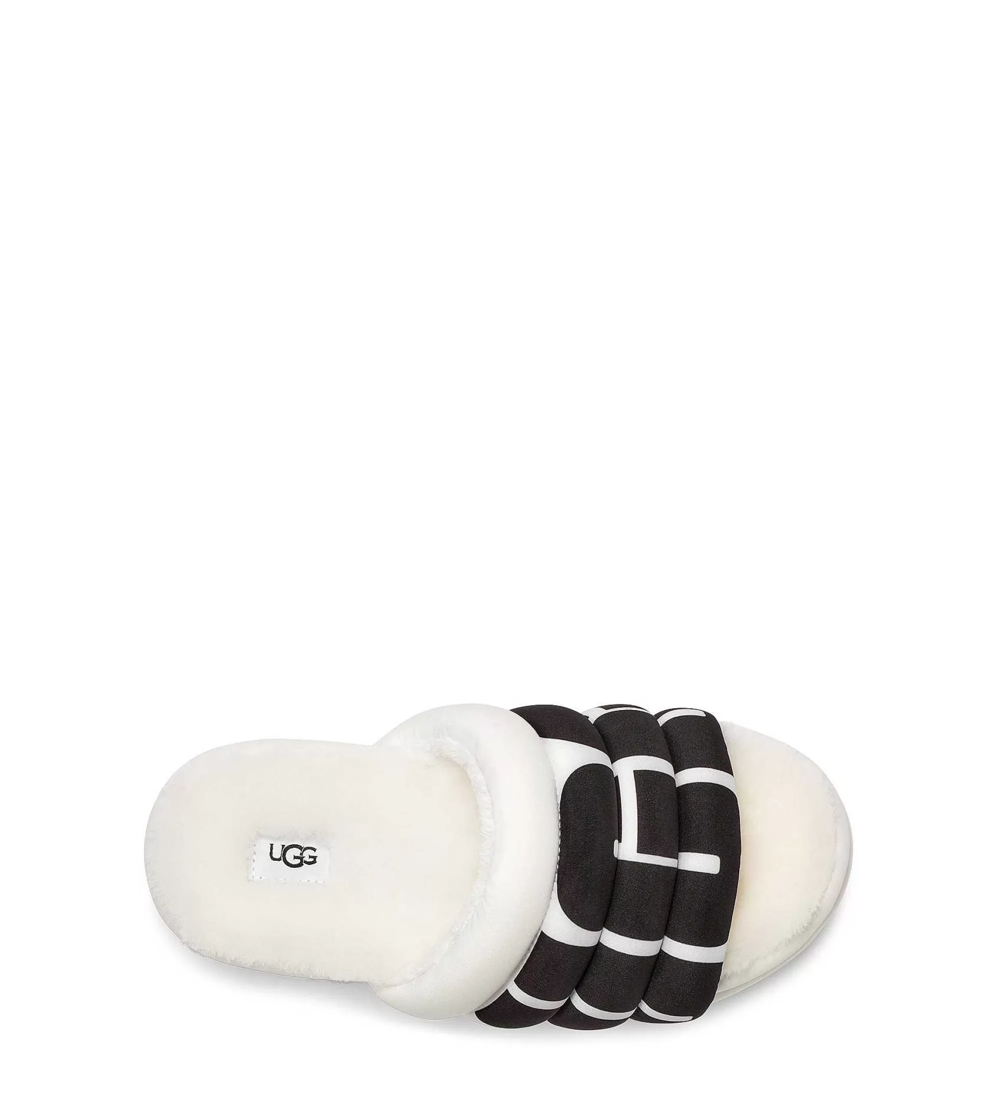 Dames UGG Sandalen en slippers | Maxi Slide-logo Zwart