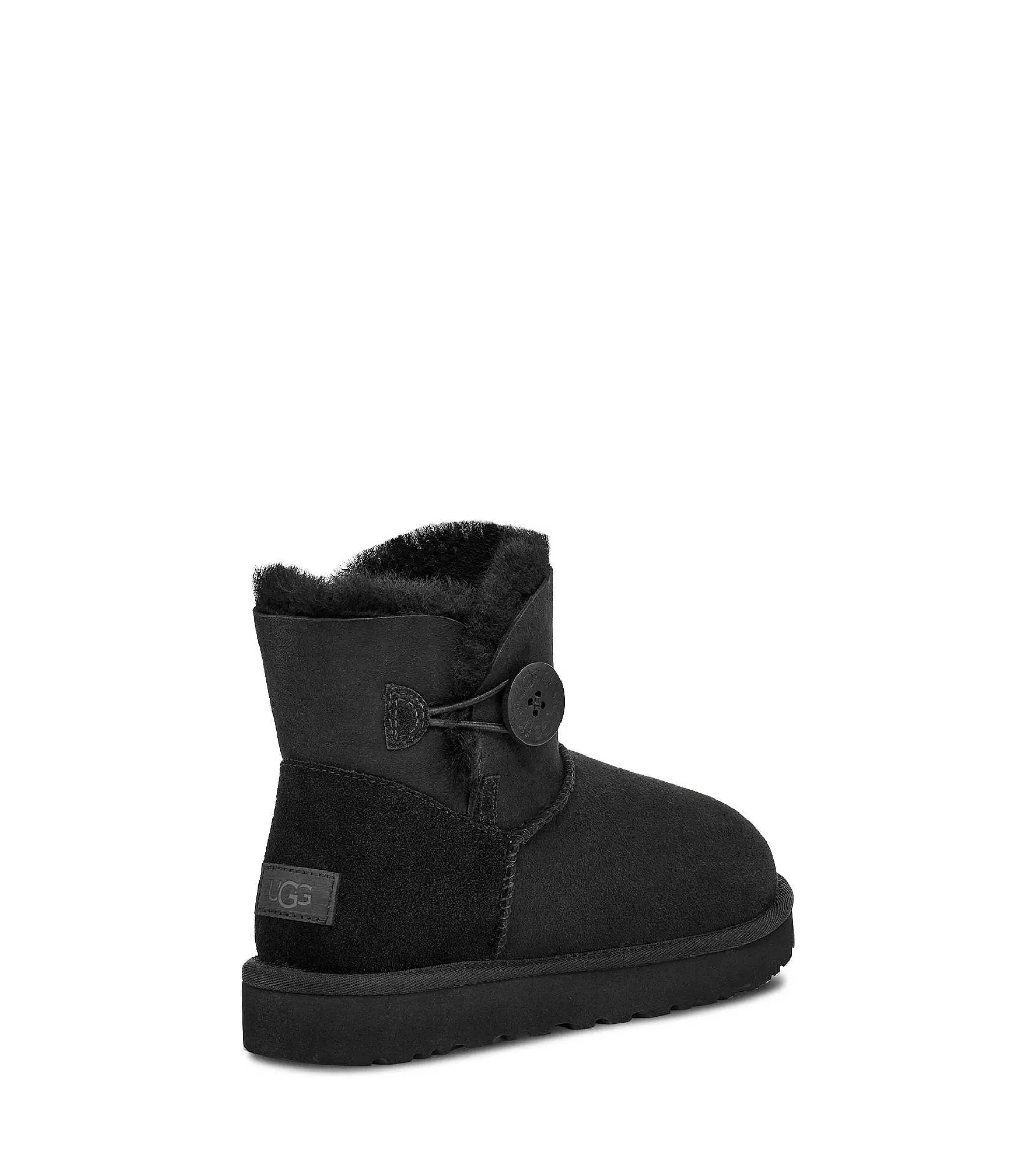 Dames UGG Klassieke laarzen | Mini Bailey Button II, Zwart