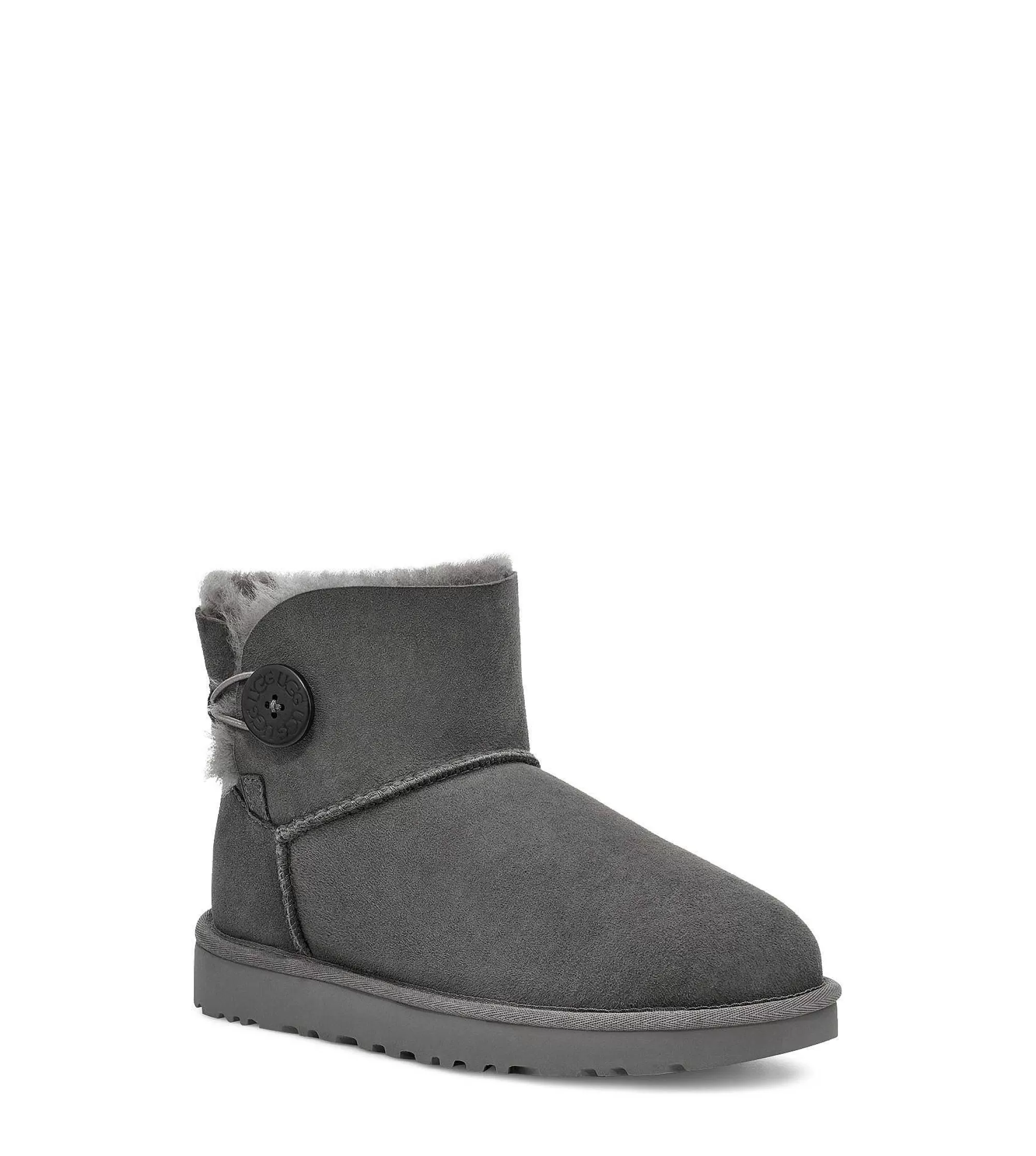 Dames UGG Klassieke laarzen | Mini Bailey-knop II Grijs