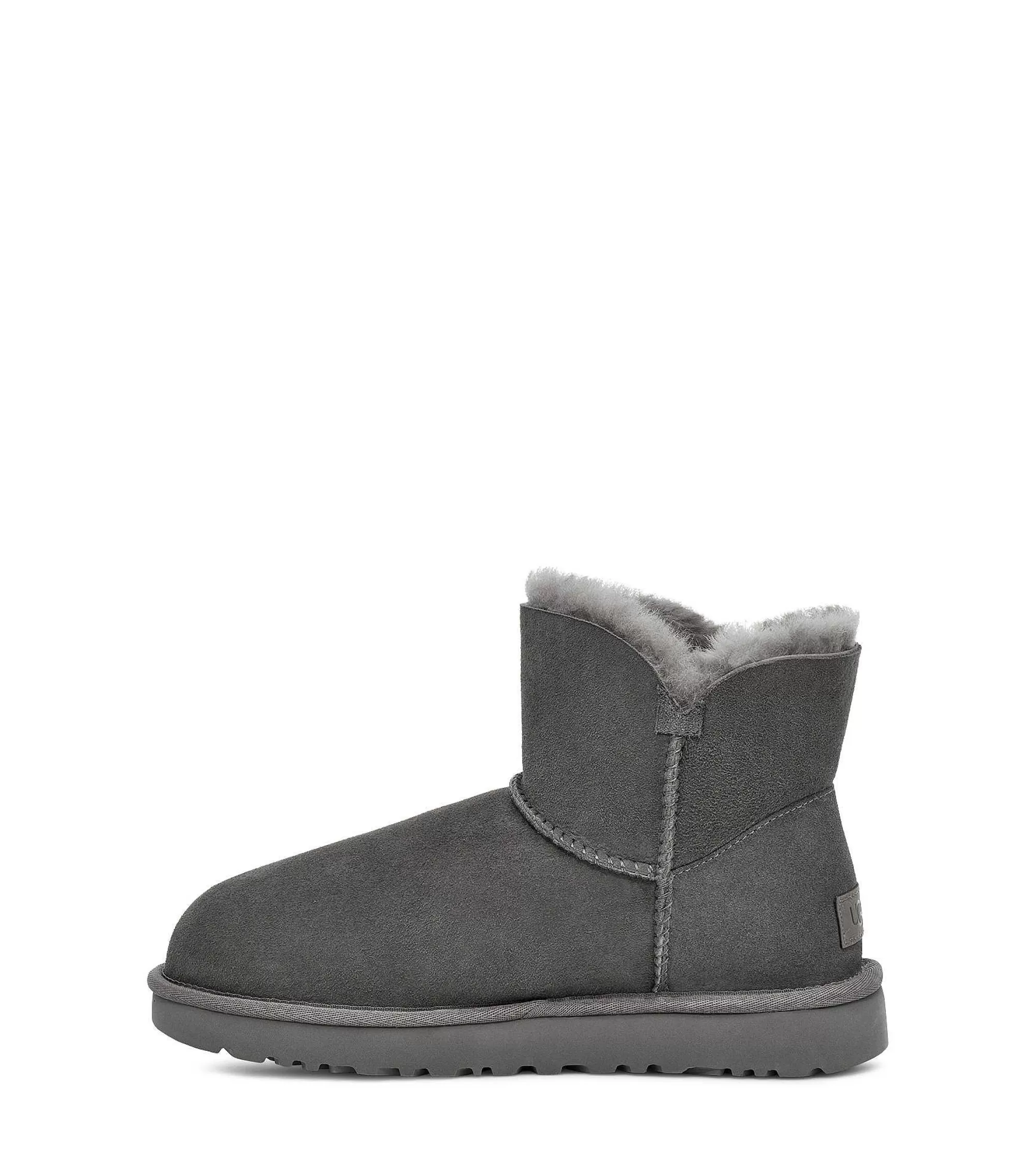 Dames UGG Klassieke laarzen | Mini Bailey-knop II Grijs