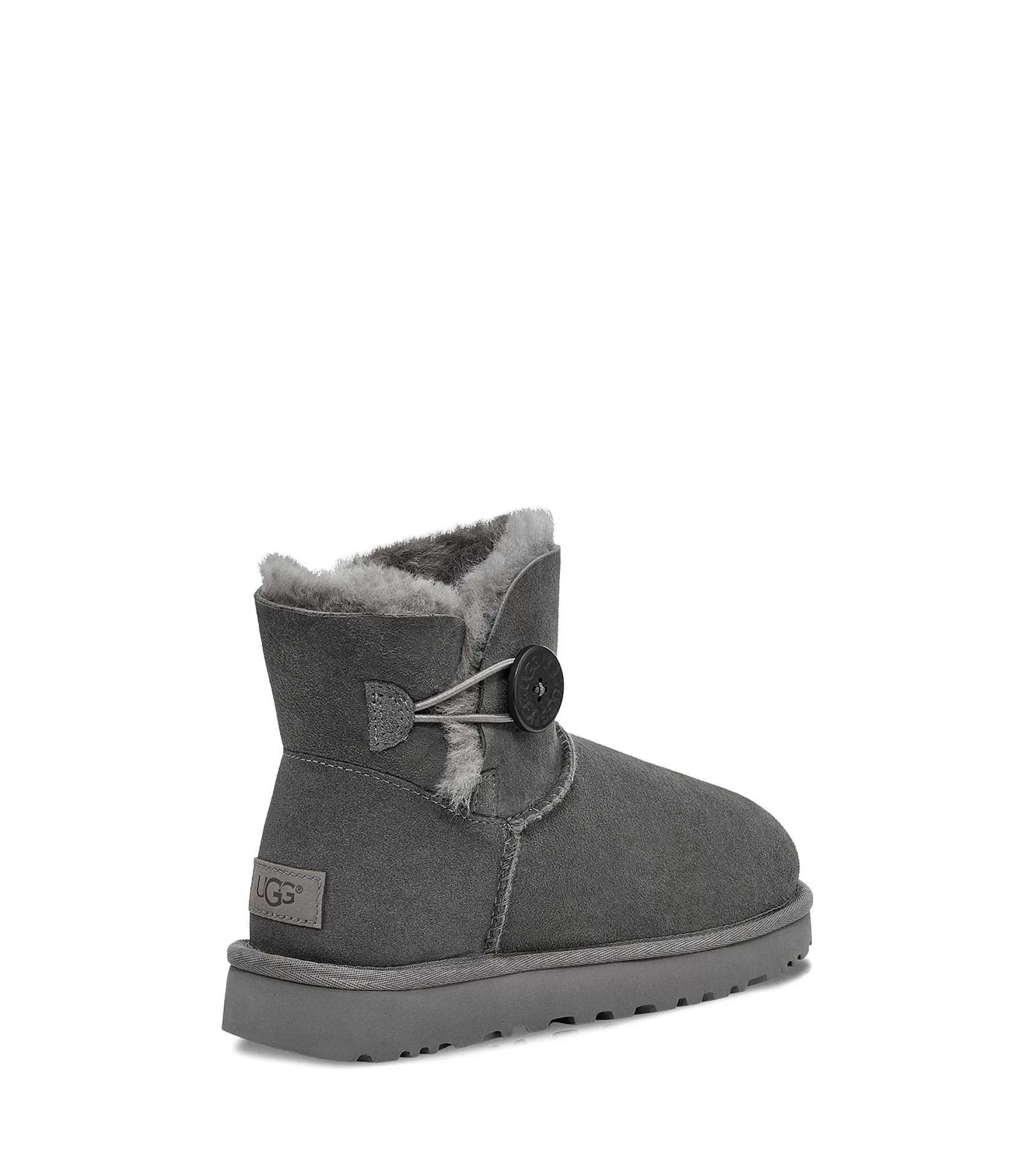 Dames UGG Klassieke laarzen | Mini Bailey-knop II Grijs