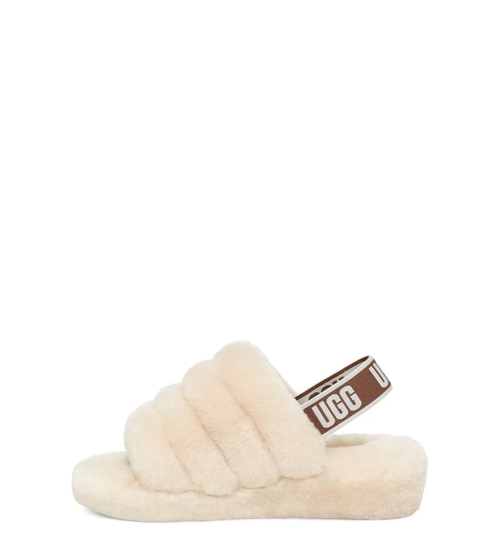 Dames UGG Slippers | Pluis ja glijbaan Natuurlijk