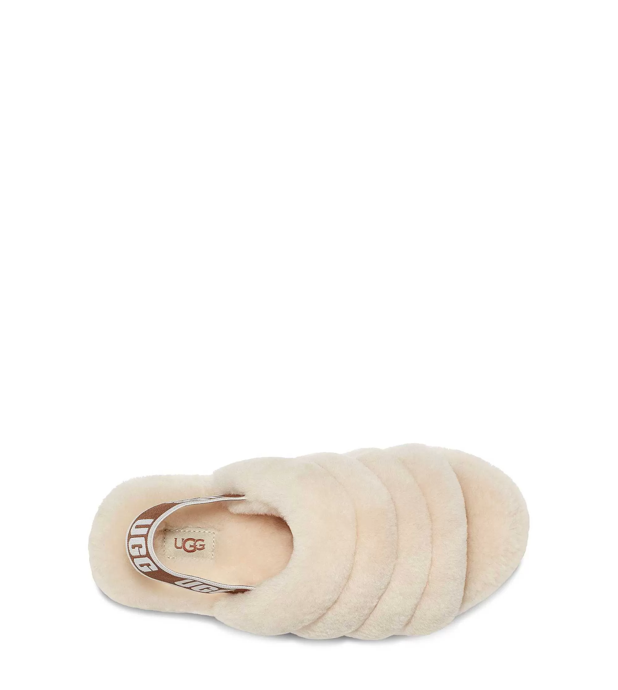 Dames UGG Slippers | Pluis ja glijbaan Natuurlijk